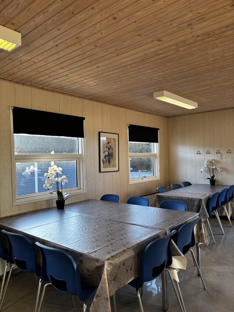 Spiseplads i opholdsrum