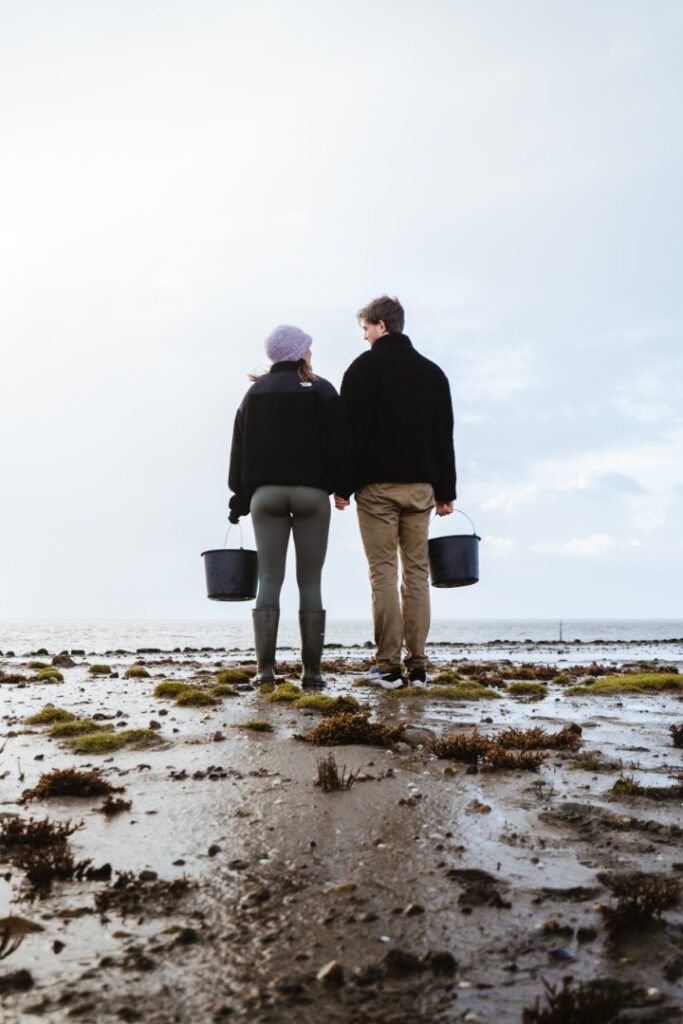 Par på østerssafari på Rømø
