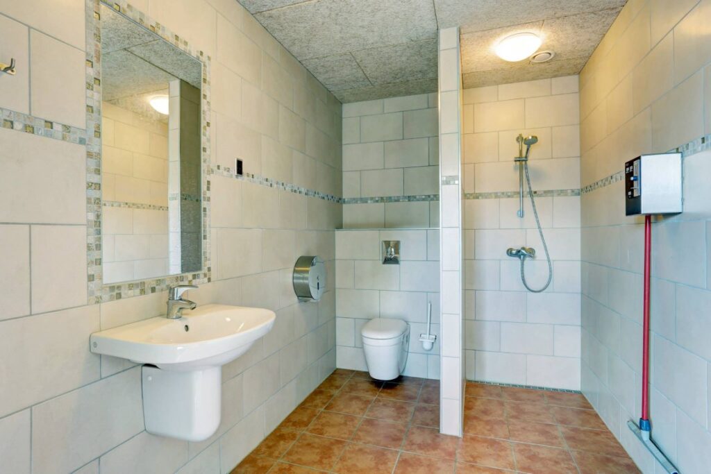 Familiebad på campingpladsen